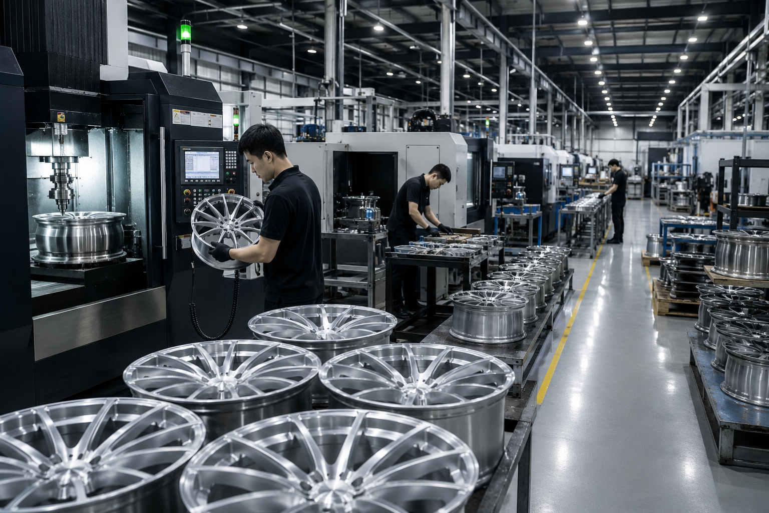 Custom forged wheel production for low MOQ orders