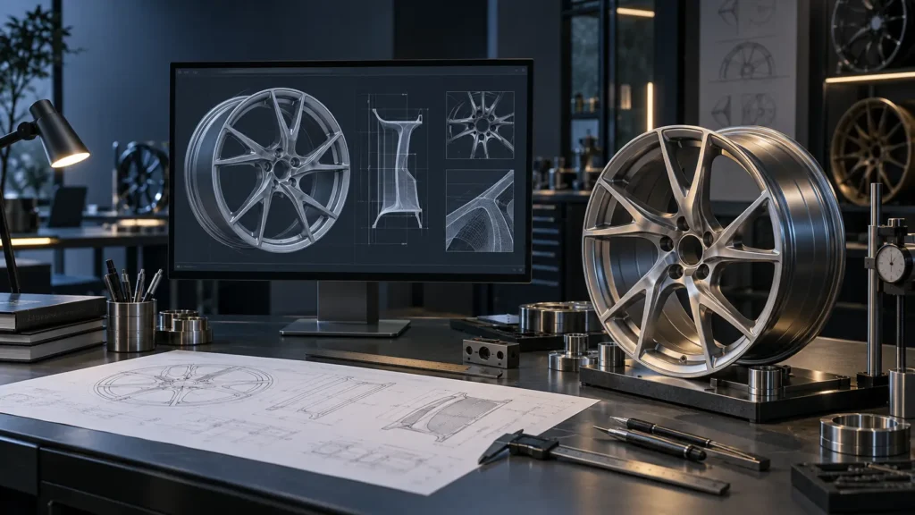 OEM forged wheel design and engineering