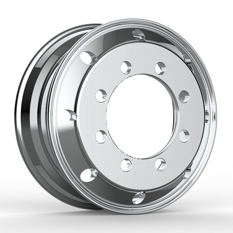 Aluminum truck wheel 19.5 x 6.75, model HT042