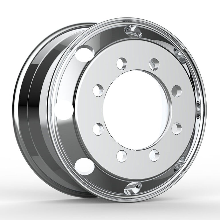 Aluminum truck wheel 19.5 x 7.50, model HT048