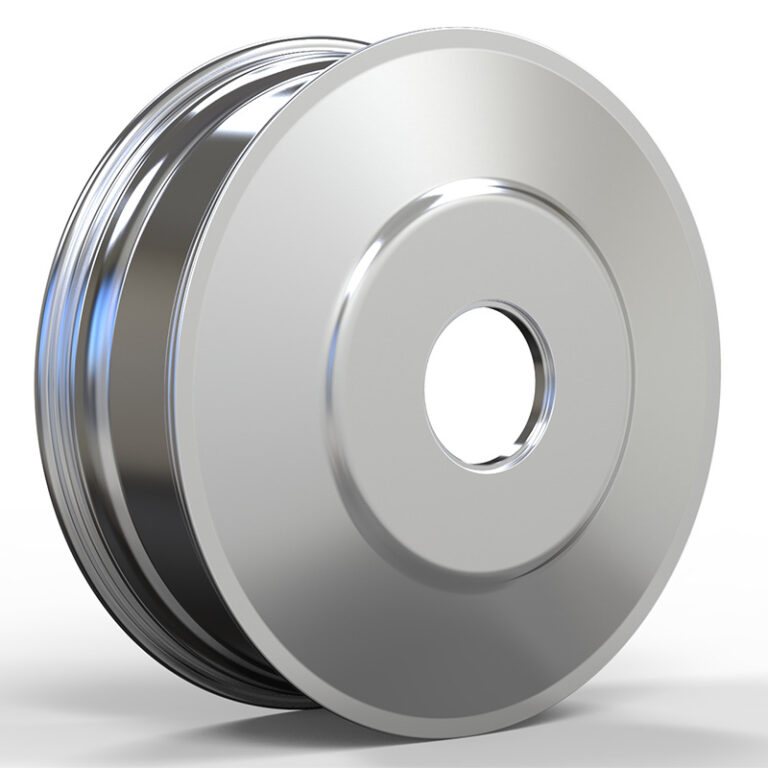 Dually forged wheel blank