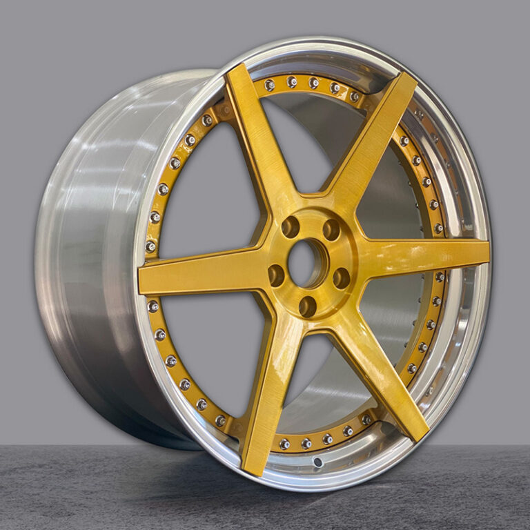 Two-piece custom wheel