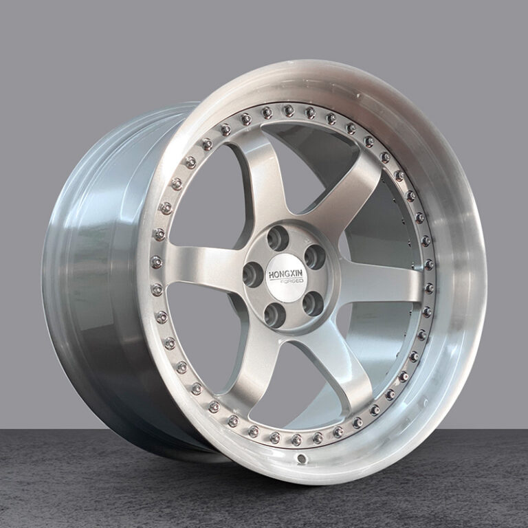 Two-piece custom wheel