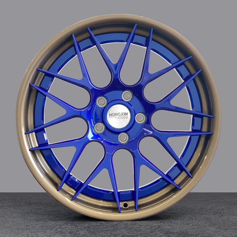 Two-piece custom wheel