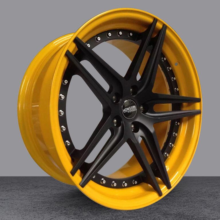 Two-piece custom wheel